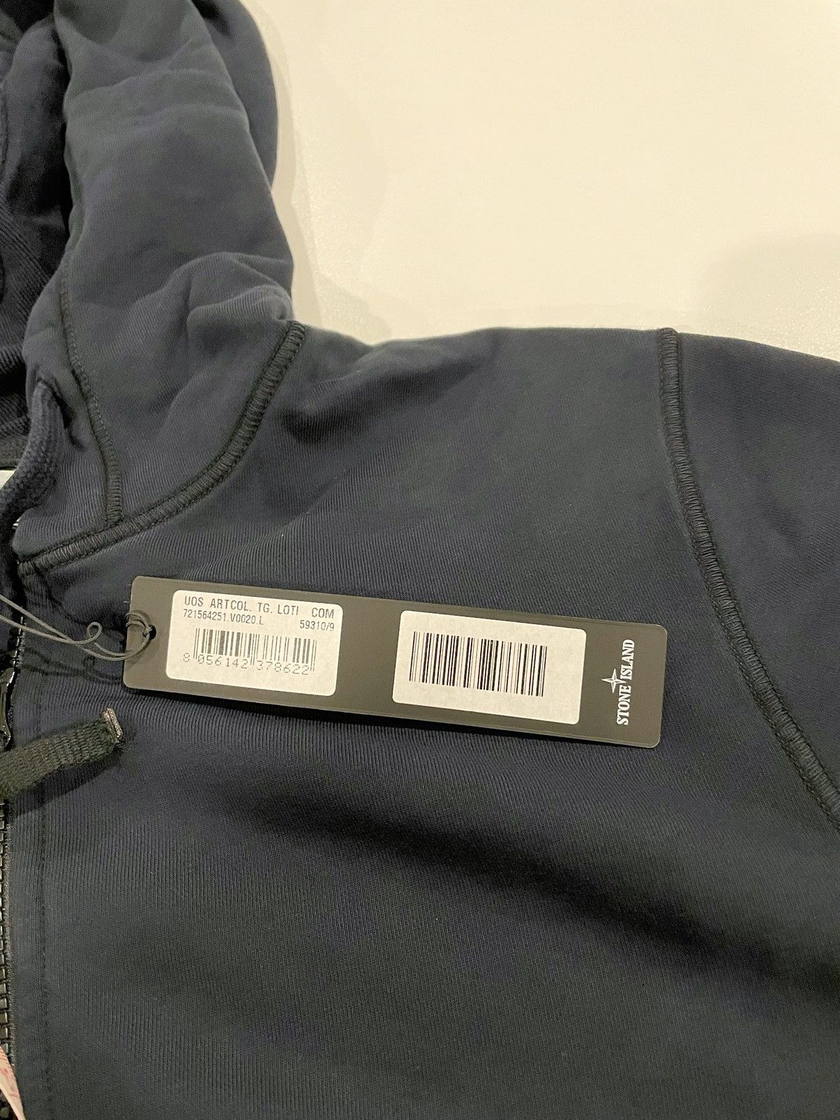 Stone Island Stone Island Basic navy zipped Hoodie Size US L / EU 52-54 / 3 - 10 Thumbnail