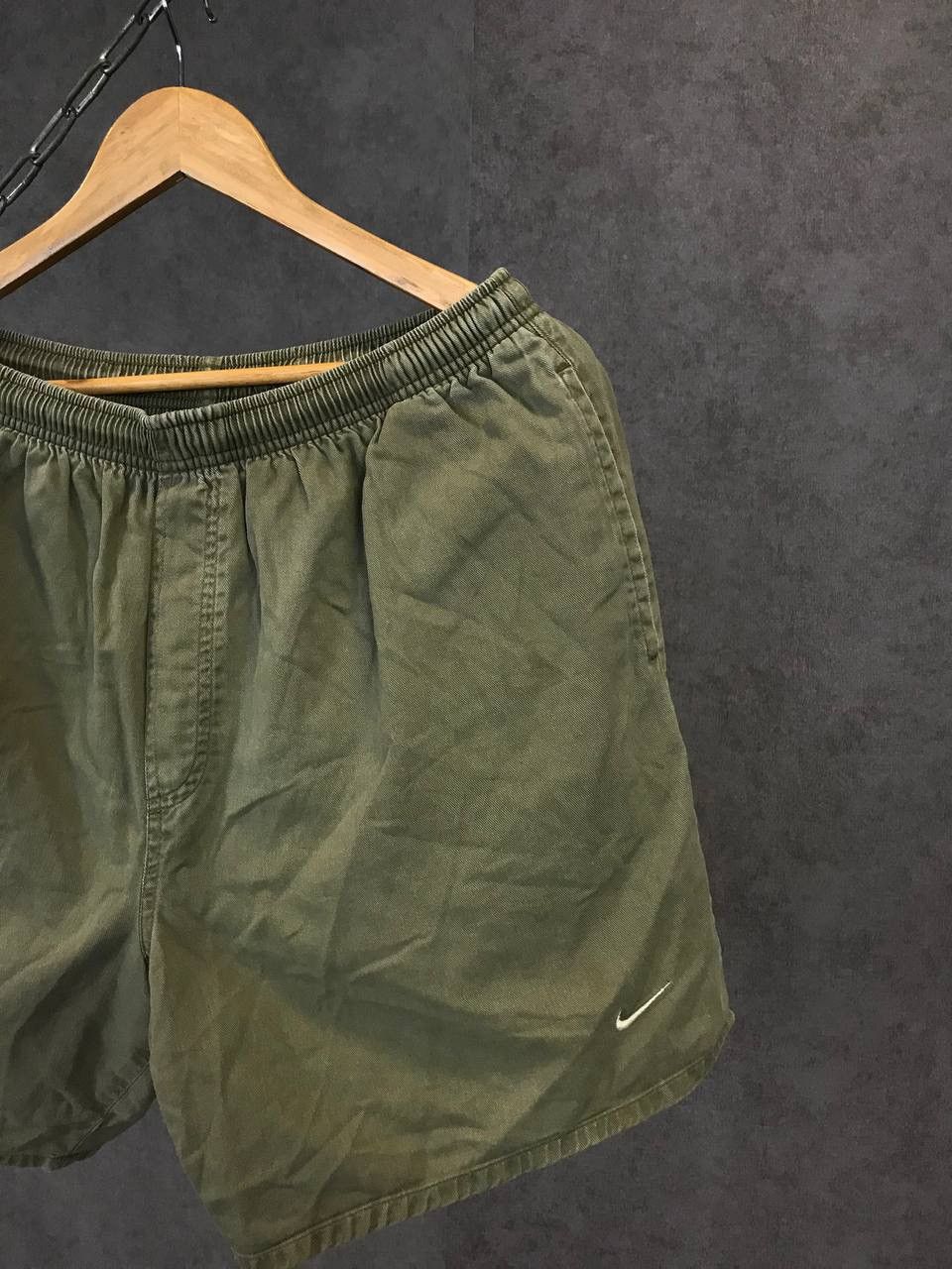 Nike × Vintage Nike Swoosh streetwear vintage shorts Size US 34 / EU 50 - 2 Thumbnail