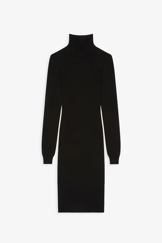 o1w1db10326 Open Back Ties Dress in Black