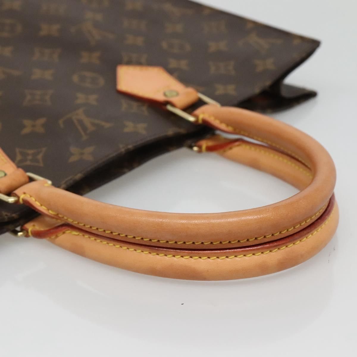 Louis Vuitton LOUIS VUITTON Monogram Sac Plat Hand Bag M51140 Size ONE SIZE - 7 Thumbnail