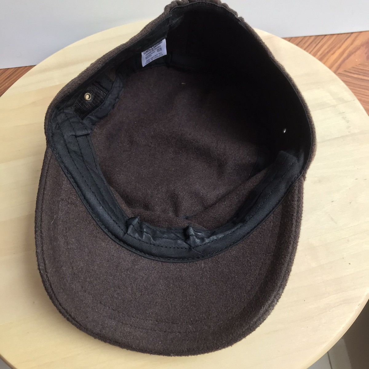 Japanese Brand × Vintage cap & tomato Suede moleskin Petrol Cap by Cap and tomato wol Size ONE SIZE - 6 Thumbnail