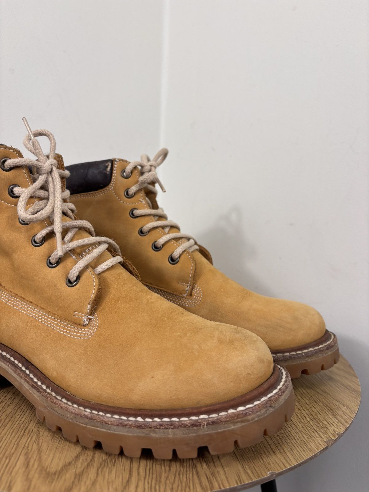 Other No Frontera Men’s Leather Work Service Boots Goodyear Welt Size US 8.5 / EU 41-42 - 4 Thumbnail