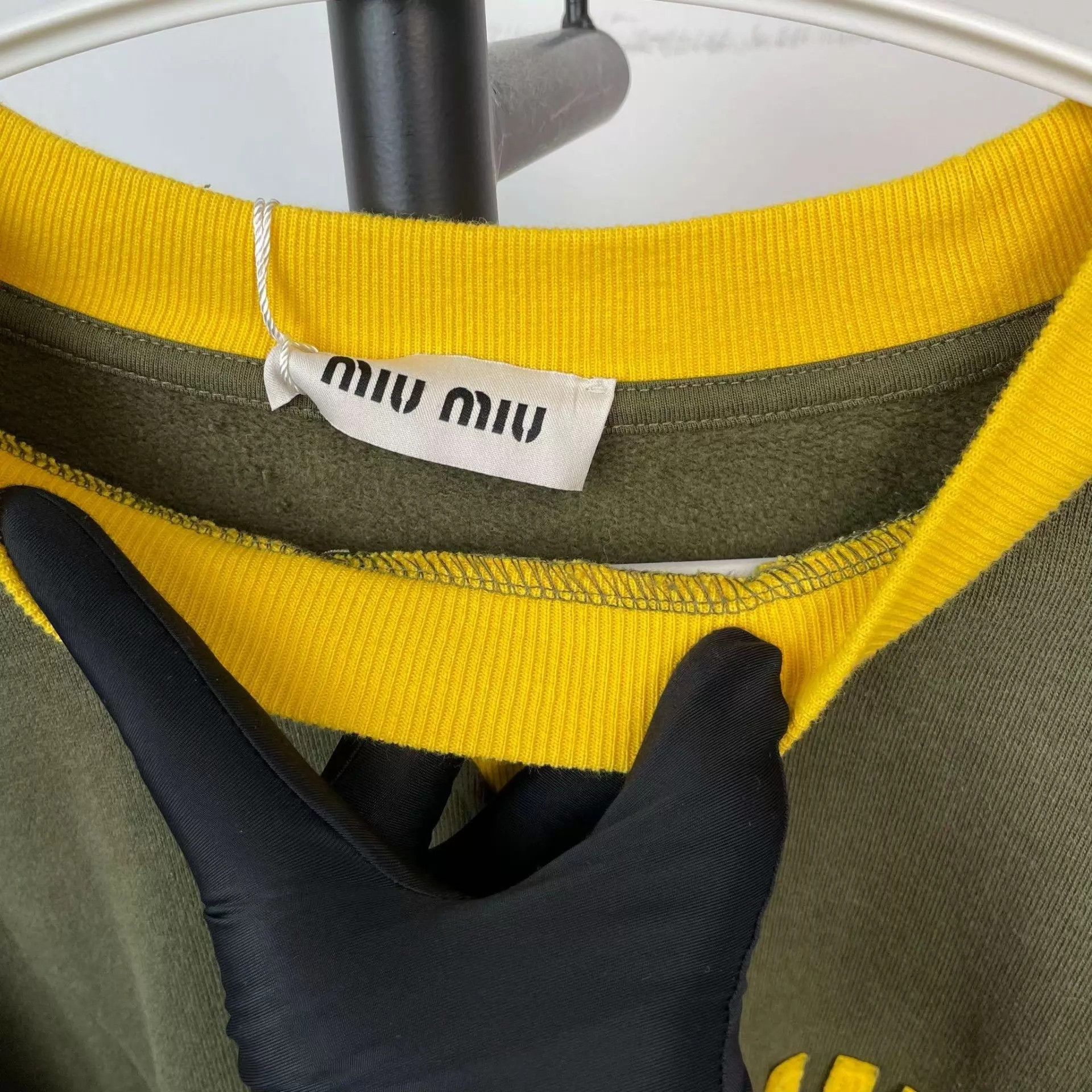 Miu Miu MIU MIU sweatshirt M deep green Size M / US 6-8 / IT 42-44 - 3 Thumbnail