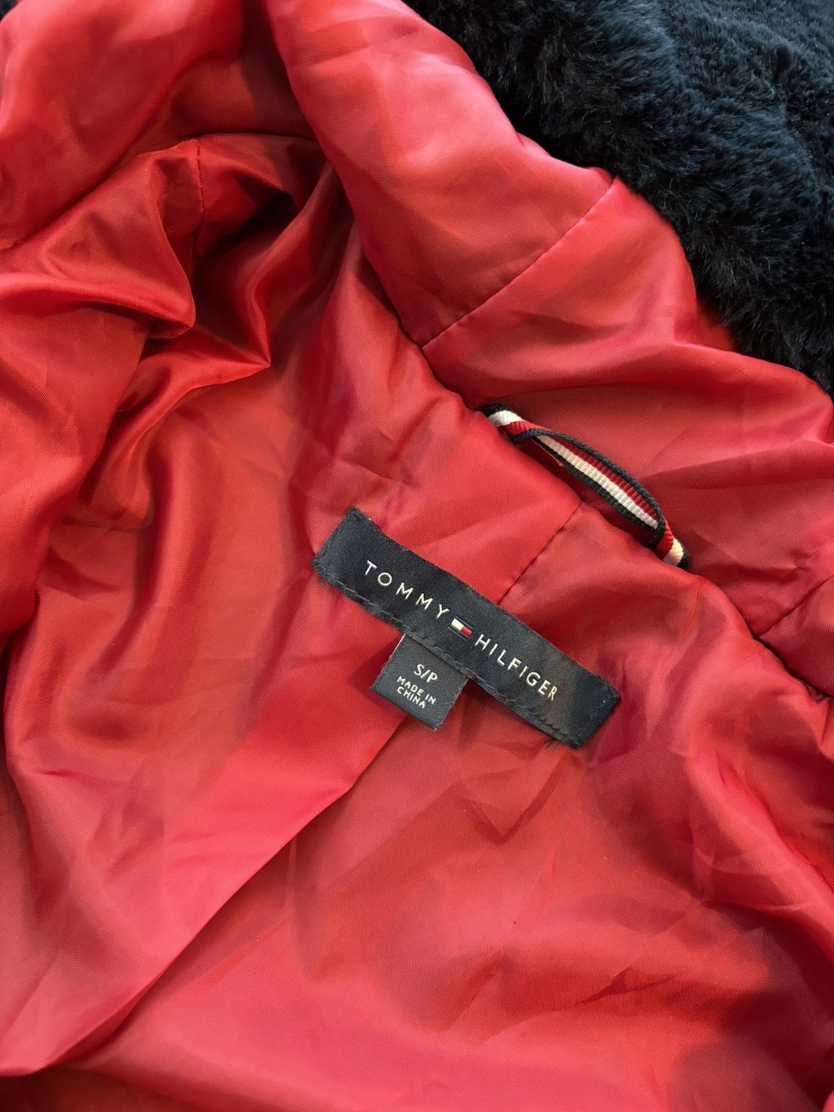 Tommy Hilfiger Y2K Tommy Hilfiger Womens Faux Fur Coat Jacket Zip Small Size S / US 4 / IT 40 - 4 Thumbnail