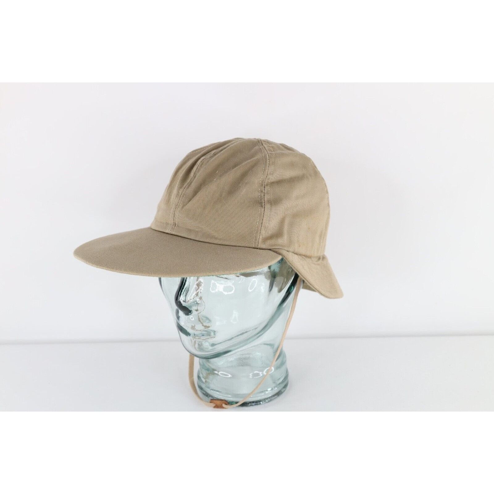 Vintage Vintage 80s 90s Broner Long Bill Ear Flap Safari Hat Size ONE SIZE - 1 Thumbnail