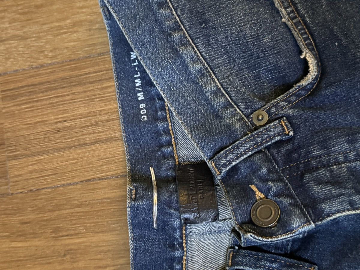 Saint Laurent Paris SLP SS15 D09 Flared Jeans Hedi Slimane Size US 27 - 3 Thumbnail