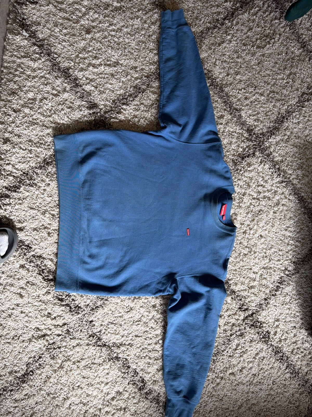 Supreme Supreme small box logo blue sweater Size US L / EU 52-54 / 3 - 1 Thumbnail