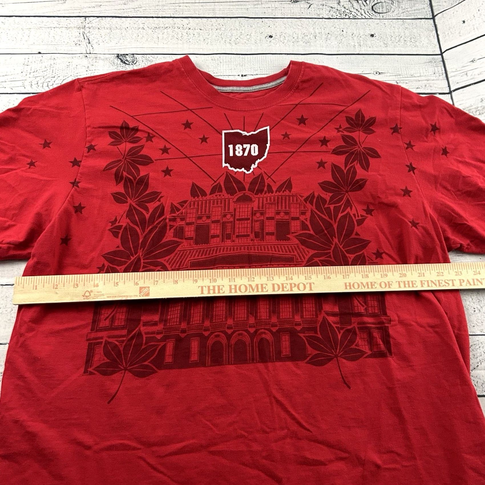 Nike Nike Ohio State Short Sleeve T Shirt Mens 2XL Red Size US XXL / EU 58 / 5 - 4 Thumbnail