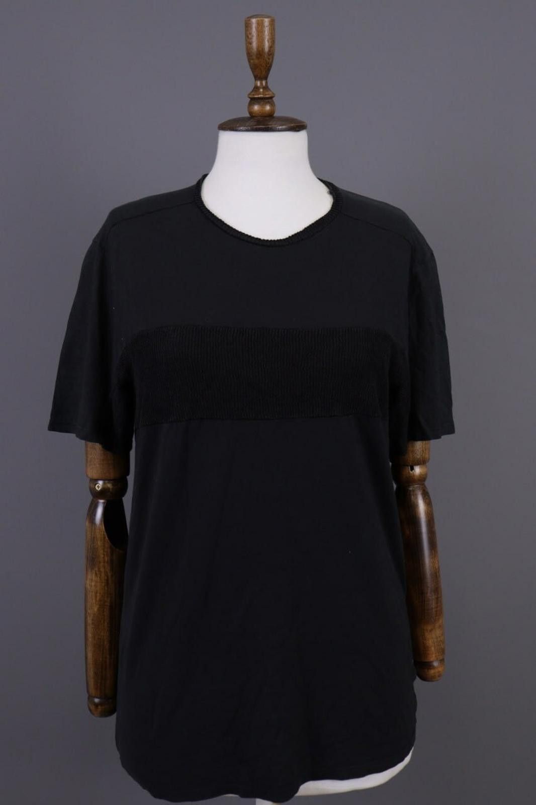 Transit Transit Uomo Black Embroidered Summer Linen T-Shirt Size S Size US S / EU 44-46 / 1 - 1 Thumbnail