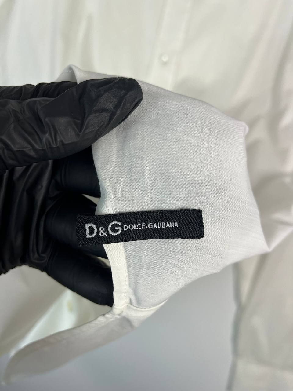 Dolce & Gabbana D&g Dolce & Gabbana White Button Up Dress Long Sleeve XL Size US XL / EU 56 / 4 - 5 Thumbnail