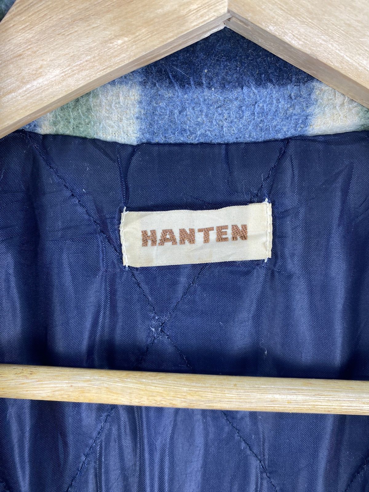 Designer Vintage Japanese Kimono Tartan Check Wool Jacket By Hanten Size US M / EU 48-50 / 2 - 7 Thumbnail