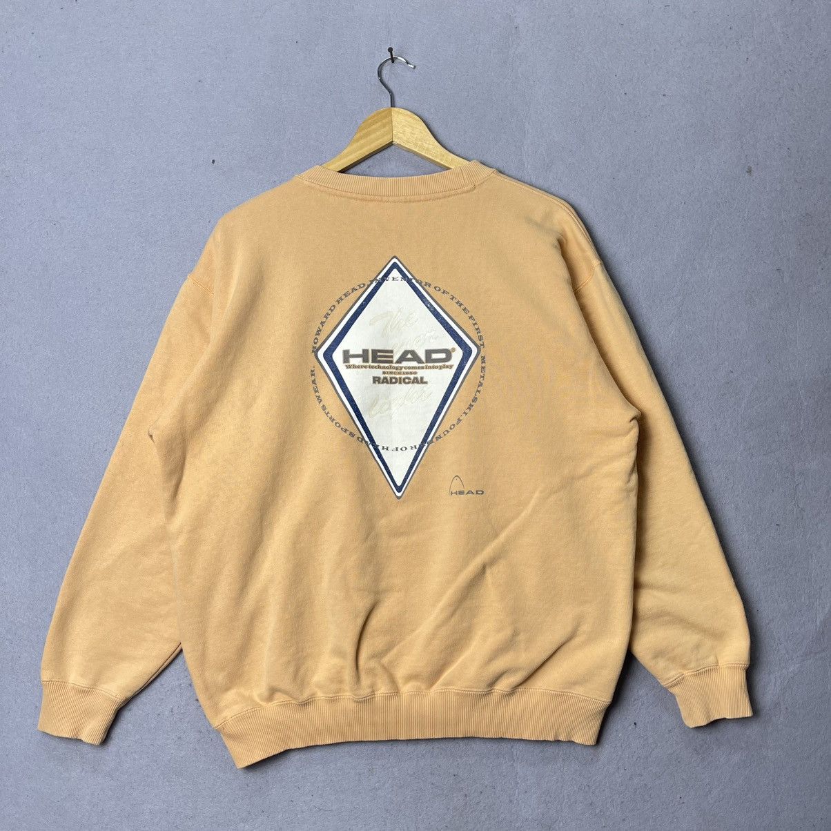 Vintage Vintage 90s HEAD “Radical” Sweatshirt Made in Japan Size US L / EU 52-54 / 3 - 1 Thumbnail