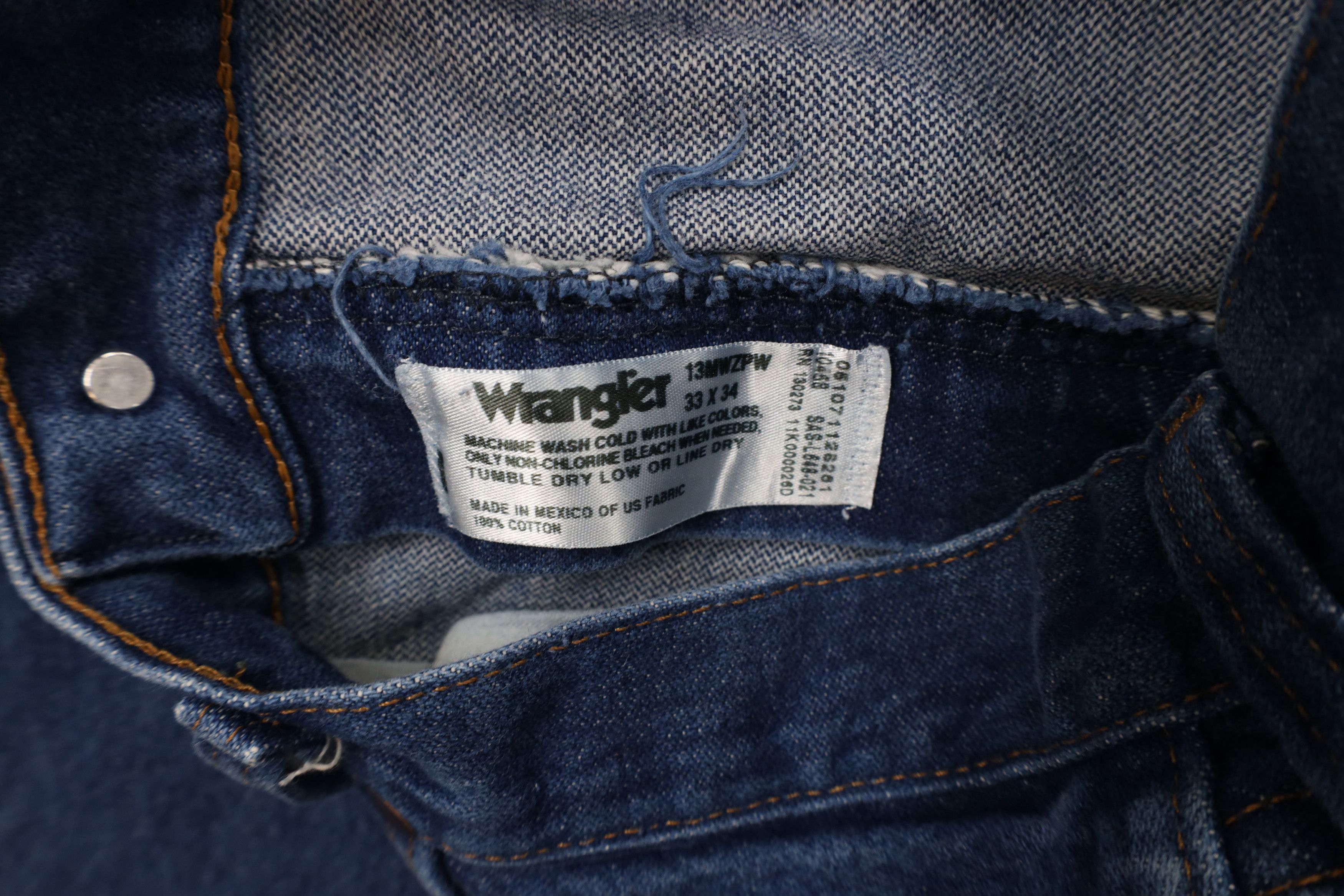 Vintage × Wrangler Vintage Wrangler Western Cowboy Straight Leg Denim Jeans Size US 33 - 6 Thumbnail