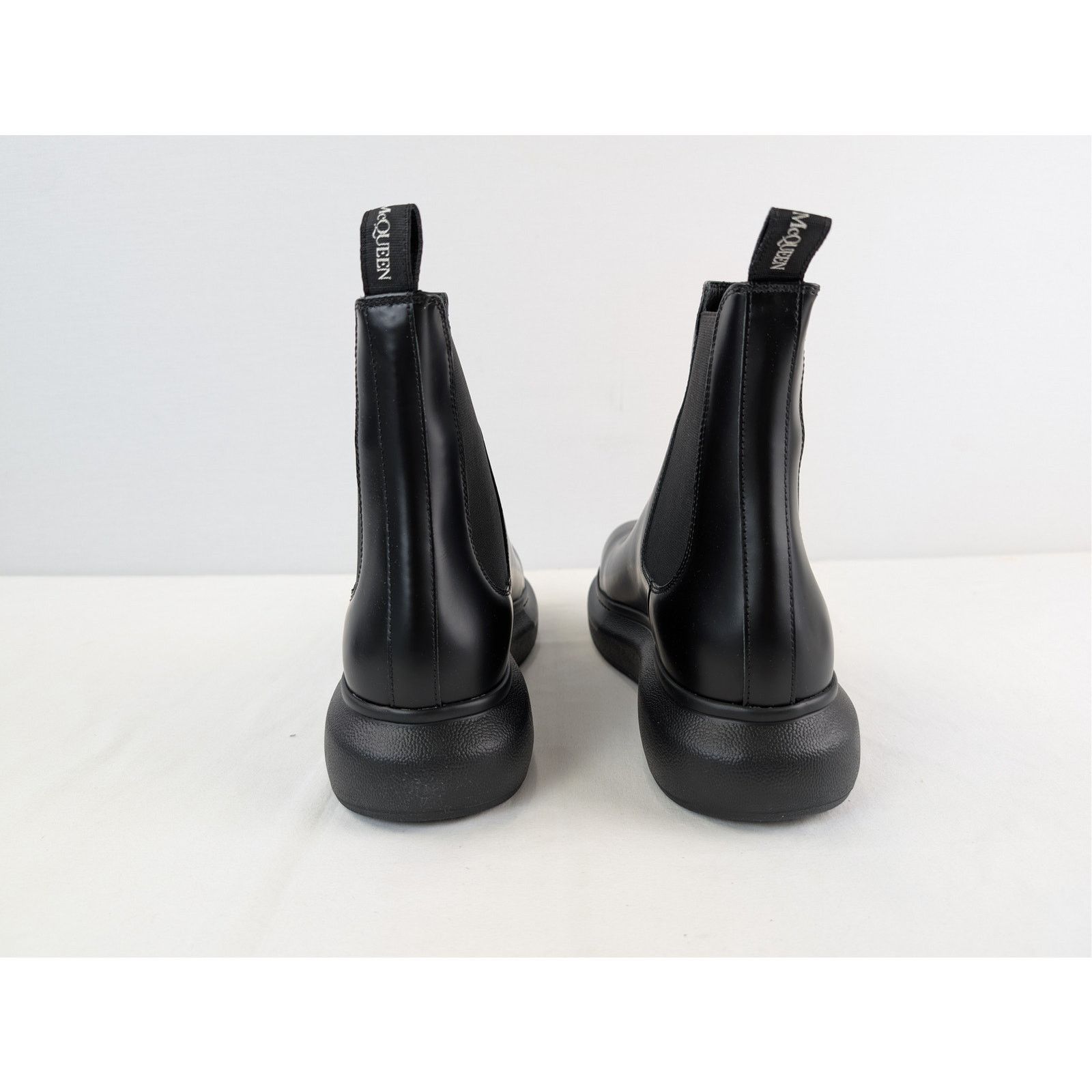 Alexander McQueen o1rshd1 New Liquid Spazzolat Boots in Black Size US 10 / EU 43 - 10 Thumbnail