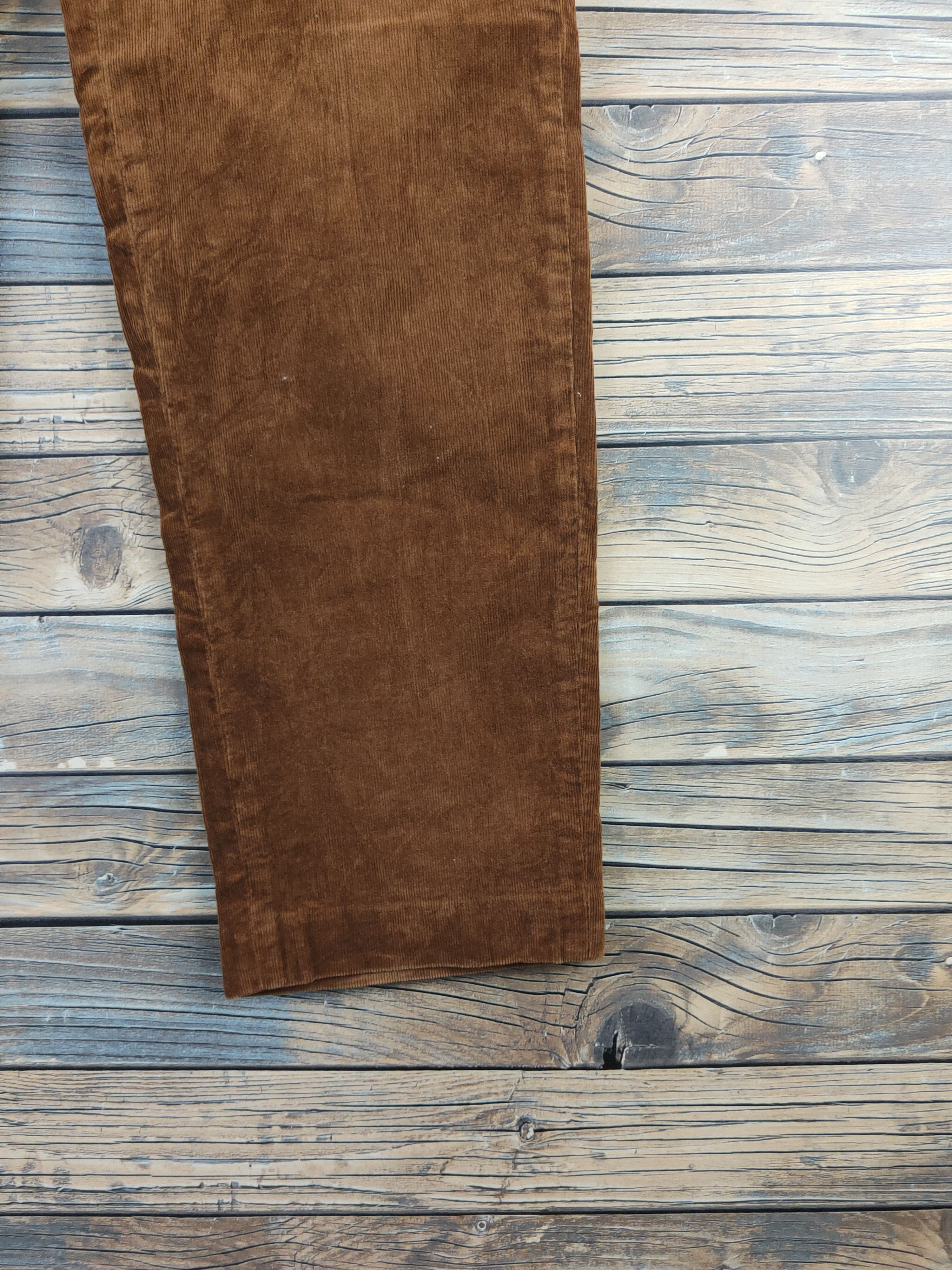 GU DL Gu Brown Multipocket Corduroy Pants #46-275T Size US 35 - 6 Thumbnail