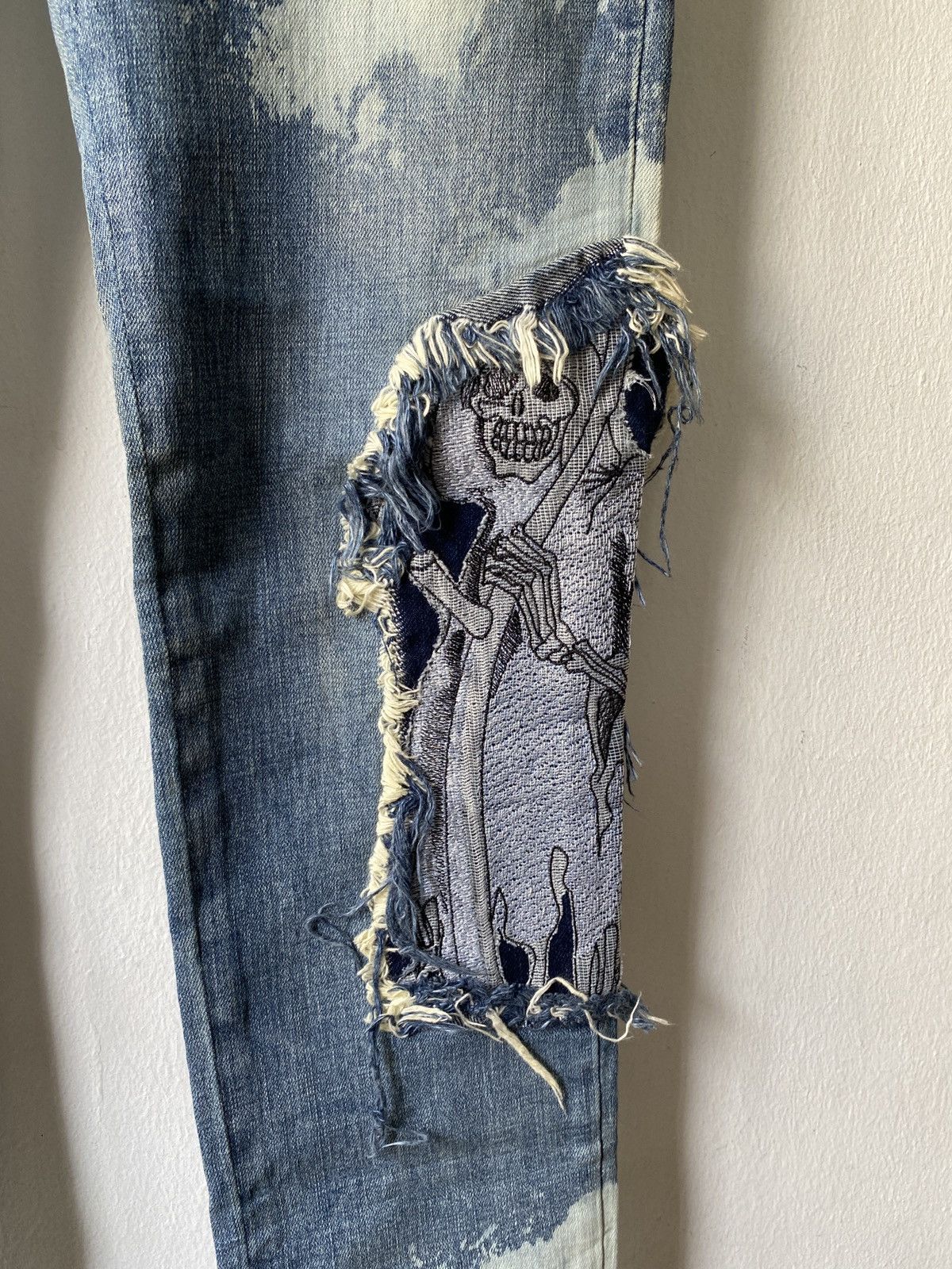 Japanese Brand × MNML Japanese Brand MNML Strechable Skinny Jeans Size US 31 - 7 Thumbnail