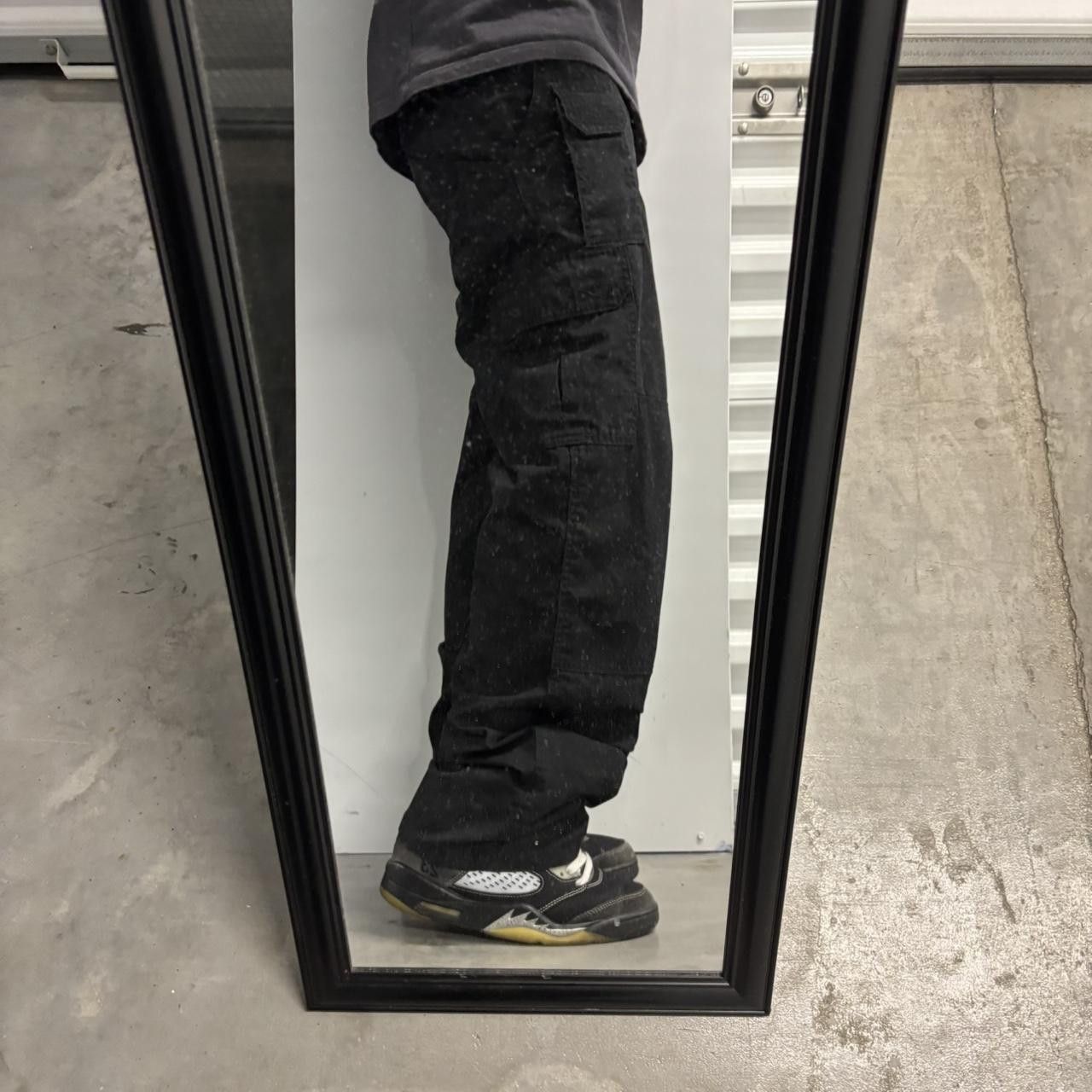 Vintage Crazy Vintage Y2K/2000s Solid Black Streetwear Workwear Cargo Pants! 30x29 Size US 30 / EU 46 - 2 Thumbnail