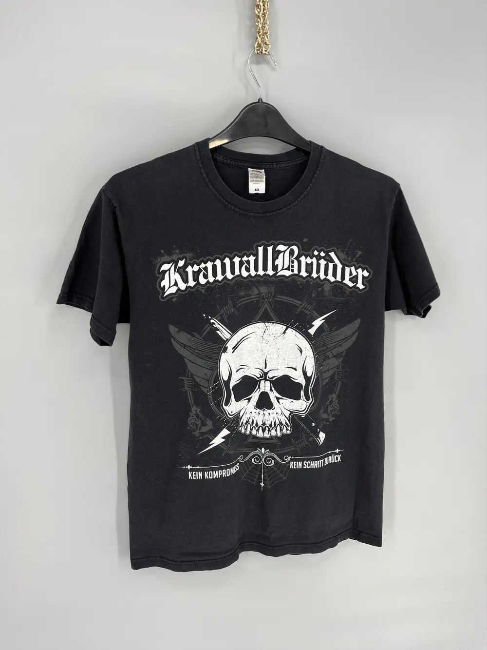 Band Tees Vintage Y2K Krawallbrüder Metal T Shirt Band Tee Skulls tee Size US M / EU 48-50 / 2 - 2 Thumbnail