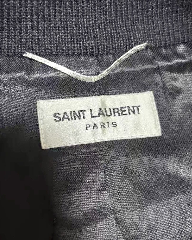 Saint Laurent Paris 16SS Teddy Jacket in Black Size US M / EU 48-50 / 2 - 4 Thumbnail