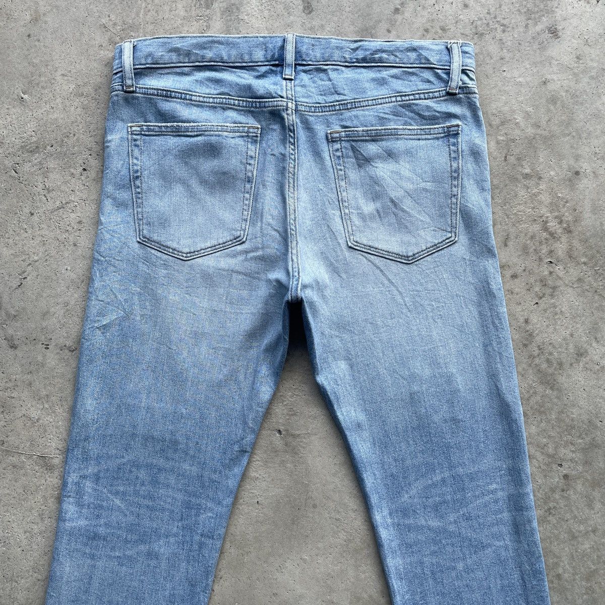 Japanese Brand × Jean × Vintage Vintage Japanese Faded Blue Washed Denim Jeans Pants W35 Size US 35 - 10 Thumbnail