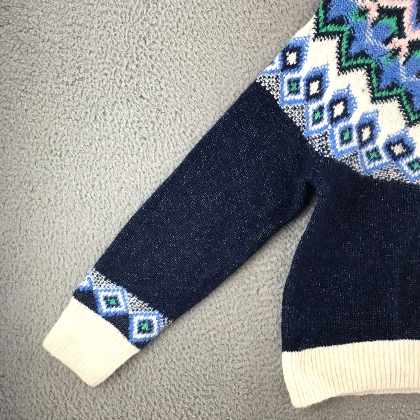 Old Navy Old Navy Multicolor Fair Isle Sweater Mens M Knitted Crew Neck Pullover Casual Size US M / EU 48-50 / 2 - 4 Thumbnail