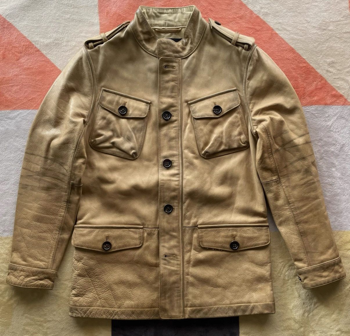 Banana Republic Banana Republic Leather Jacket K22 Size US S / EU 44-46 / 1 - 1 Thumbnail
