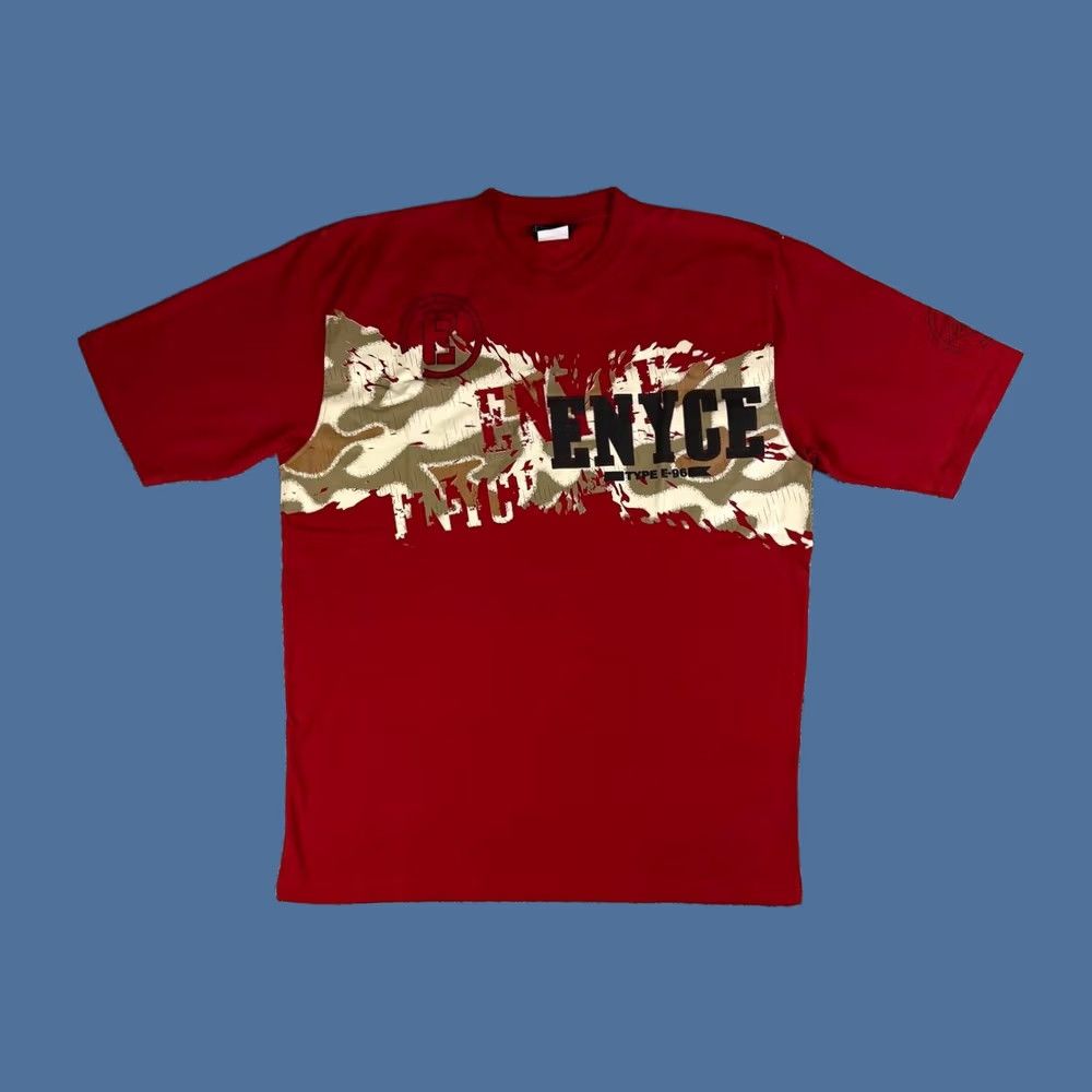 Enyce VINTAGE ENYCE T-Shirt XXL Red 2000s Made In Canada Graphic Big Logo Hip Hop Tee RARE Mens 90s 00s Size US XXL / EU 58 / 5 - 1 Thumbnail