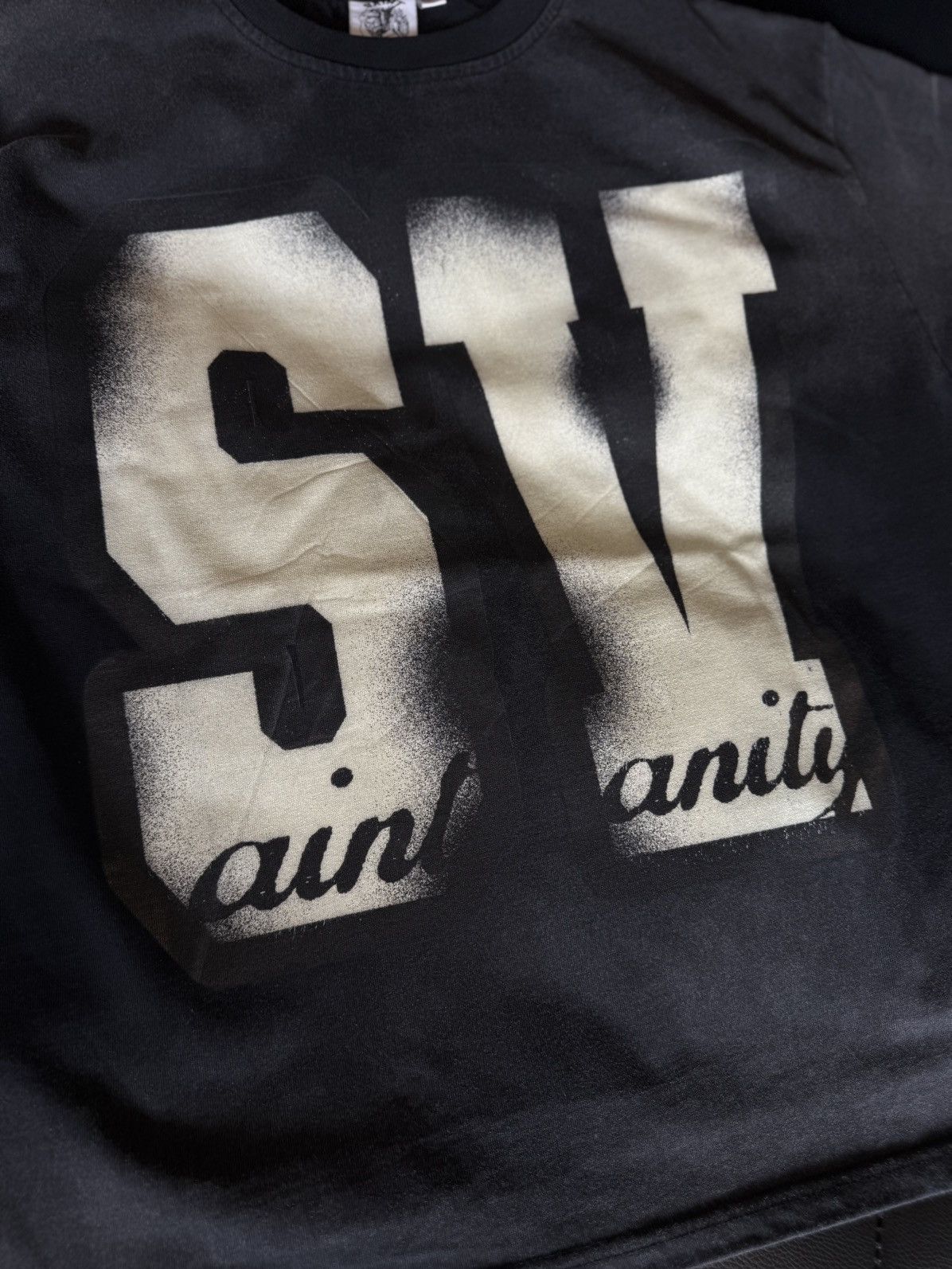 Saint Vanity Saint Vanity UNRELEASED Black Logo Tee Shirt M (NEW) Size US M / EU 48-50 / 2 - 4 Thumbnail