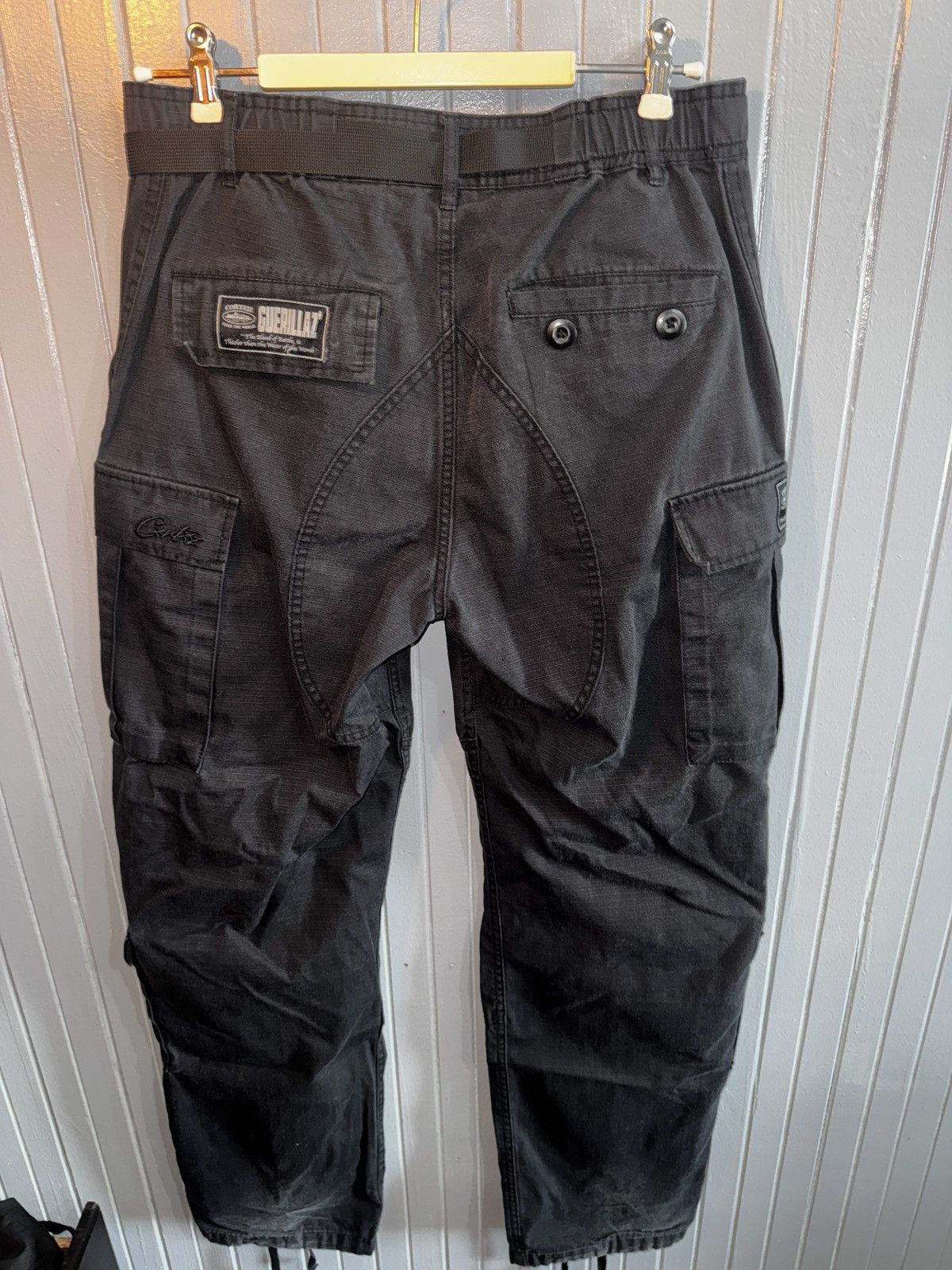 Corteiz Corteiz RTW Black Cargo Pants Size US 32 / EU 48 - 6 Thumbnail