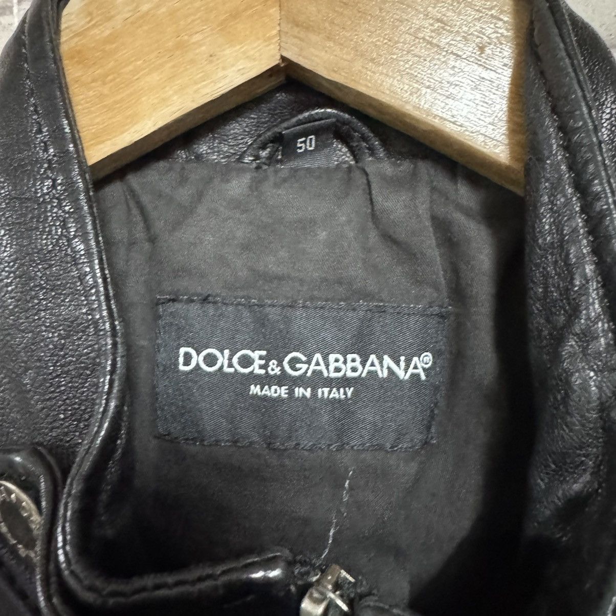 Dolce & Gabbana Vintage Dolce & Gabbana Black Leather Jacket Multipocket Size US M / EU 48-50 / 2 - 19 Thumbnail