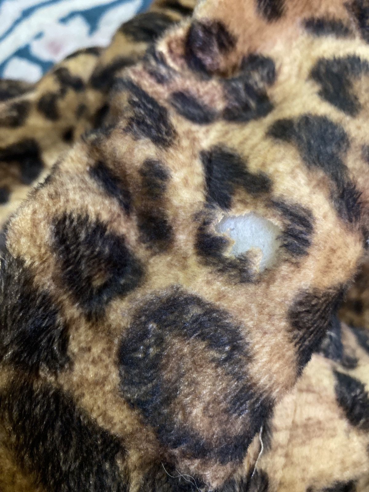 FTC × Japanese Brand Vintage FFTC Leopard Print Fleece Jacket Animal Print Size US M / EU 48-50 / 2 - 12 Thumbnail