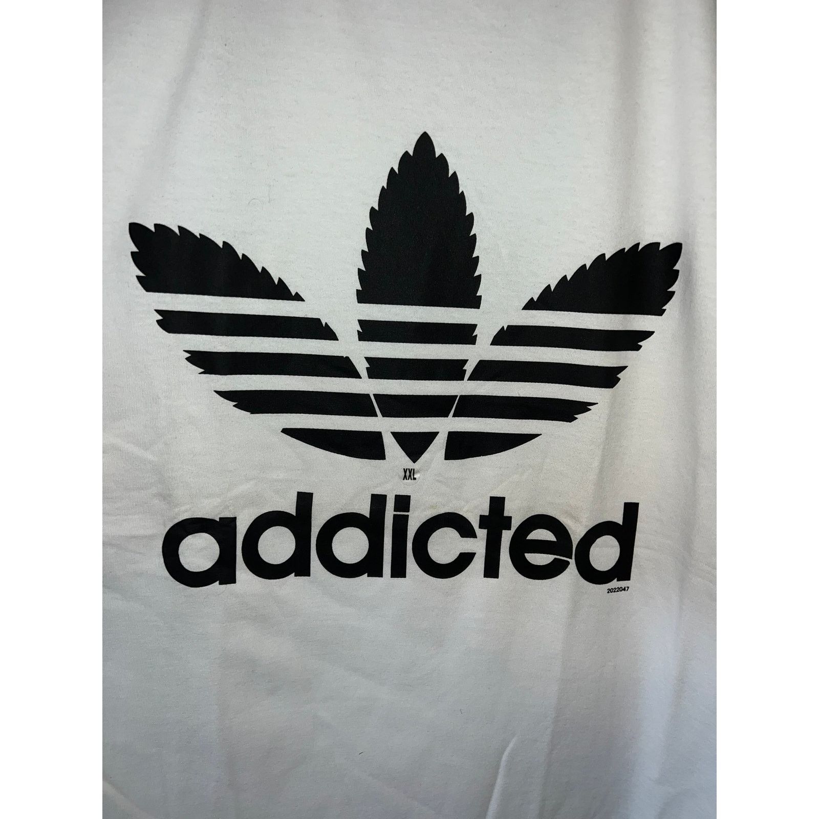 Gildan Y2K Addicted Adidas Weed Marijuana Smoke Shirt 2000s Medium Size US XXL / EU 58 / 5 - 5 Thumbnail