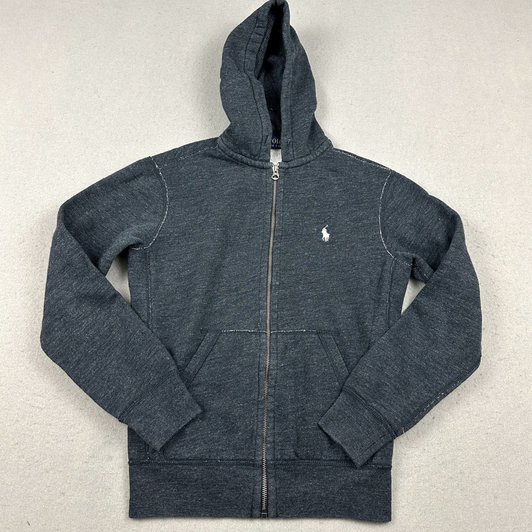 Polo Ralph Lauren Polo Ralph Lauren Hoodie XS Blue Heather Full Zip Pockets Embroidered Logo Pony Men Regular Size Type: Hoodie Size US XS / EU 42 / 0 - 2 Thumbnail