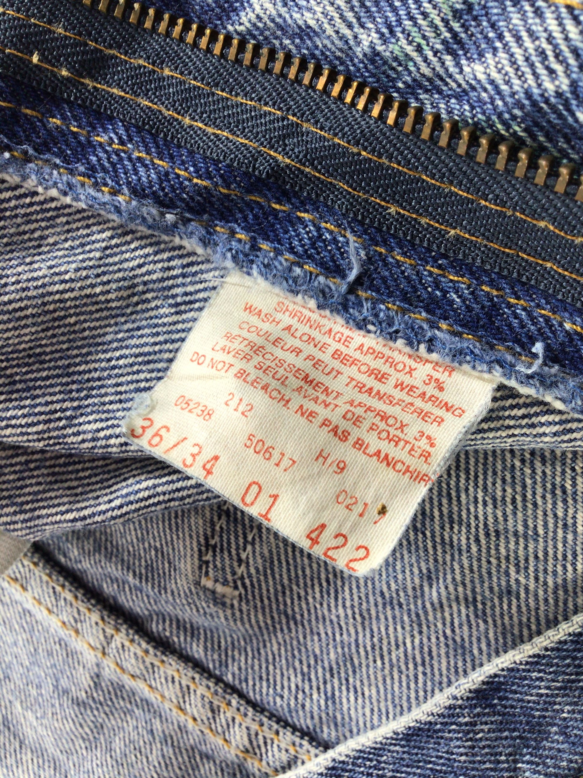 Levi's Vintage 80s Levis 617 Orange Tab Jeans-J336 Size US 35 - 10 Thumbnail