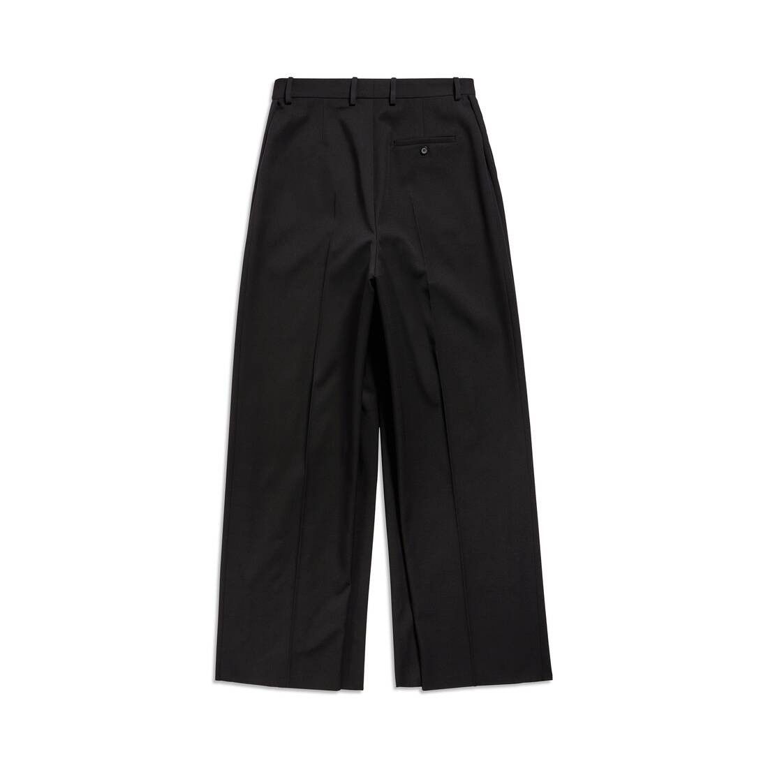 Balenciaga o1s1rm0825 Double Front Pants in Black Size 26" / US 2 / IT 38 - 5 Thumbnail