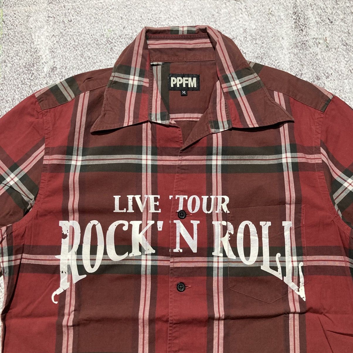 PPFM 2000s PPFM “Live Tour Rock n Roll” Flanel Plaid Shirt Punk Size US M / EU 48-50 / 2 - 3 Thumbnail
