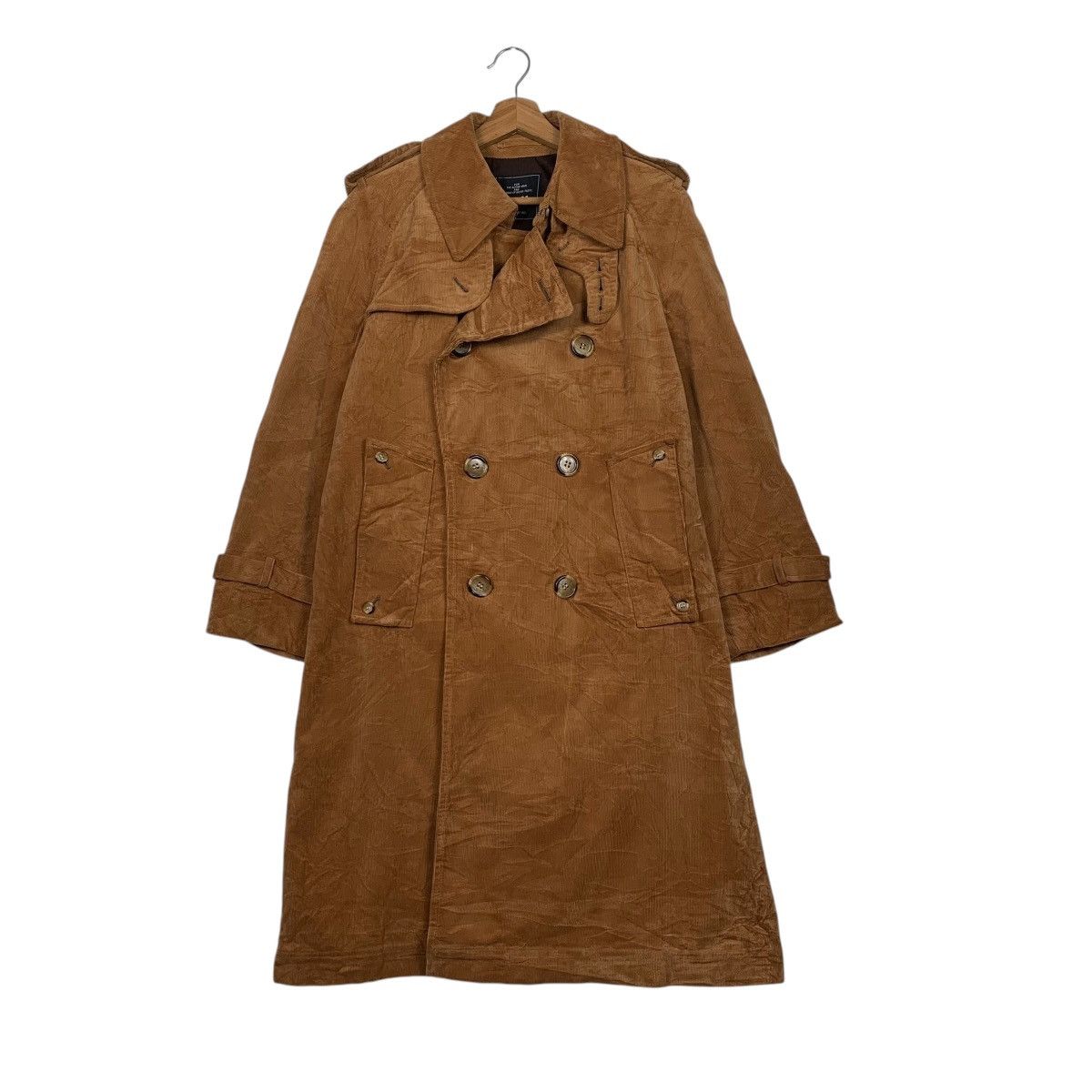Japanese Brand Van Jacket Double Breasted Corduroy Trench Coat Size US M / EU 48-50 / 2 - 1 Thumbnail