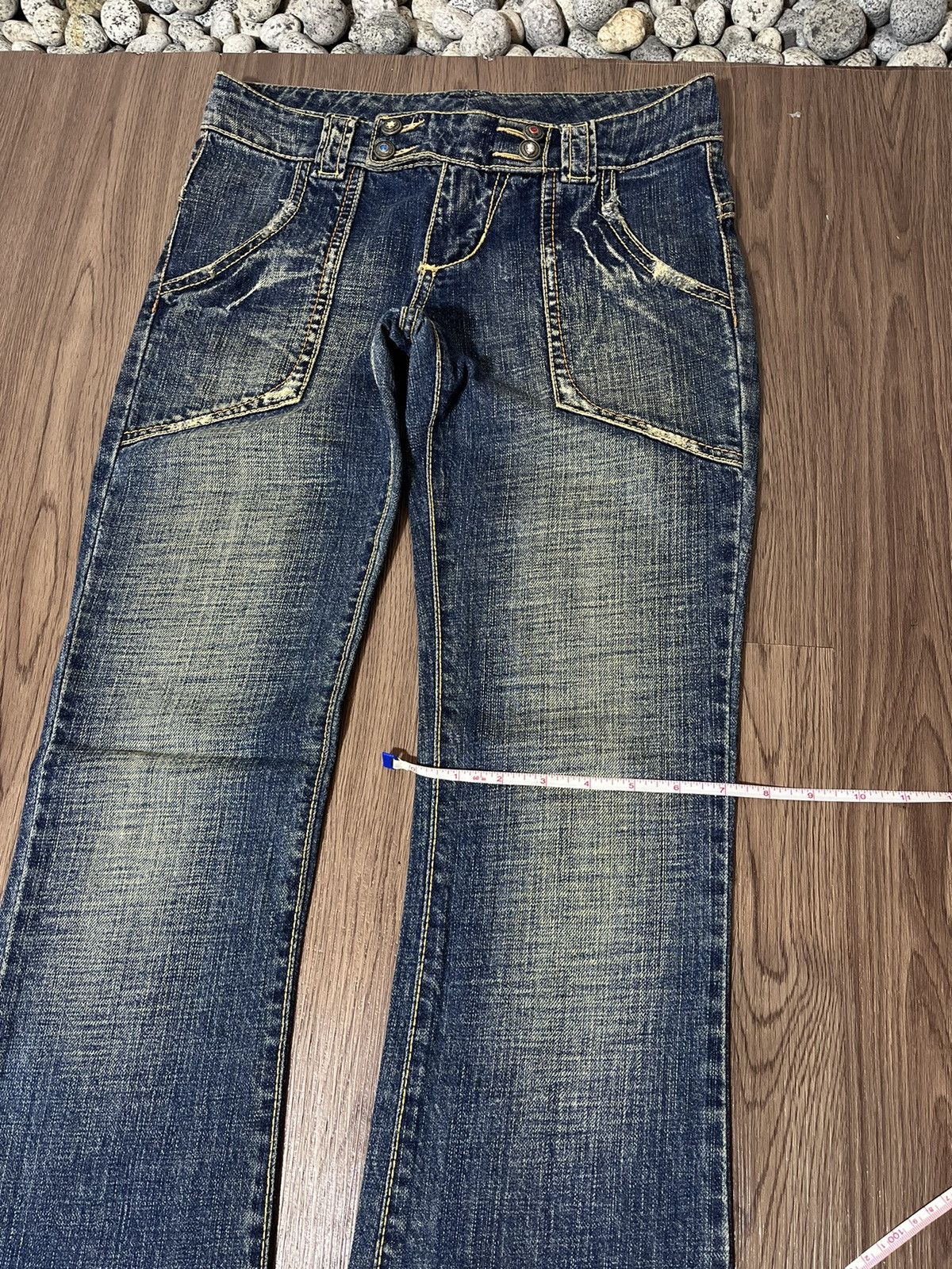 20471120 × If Six Was Nine × Japanese Brand The Bonaventure Vintage fatigue flare mudwash jeans Size US 30 / EU 46 - 19 Thumbnail