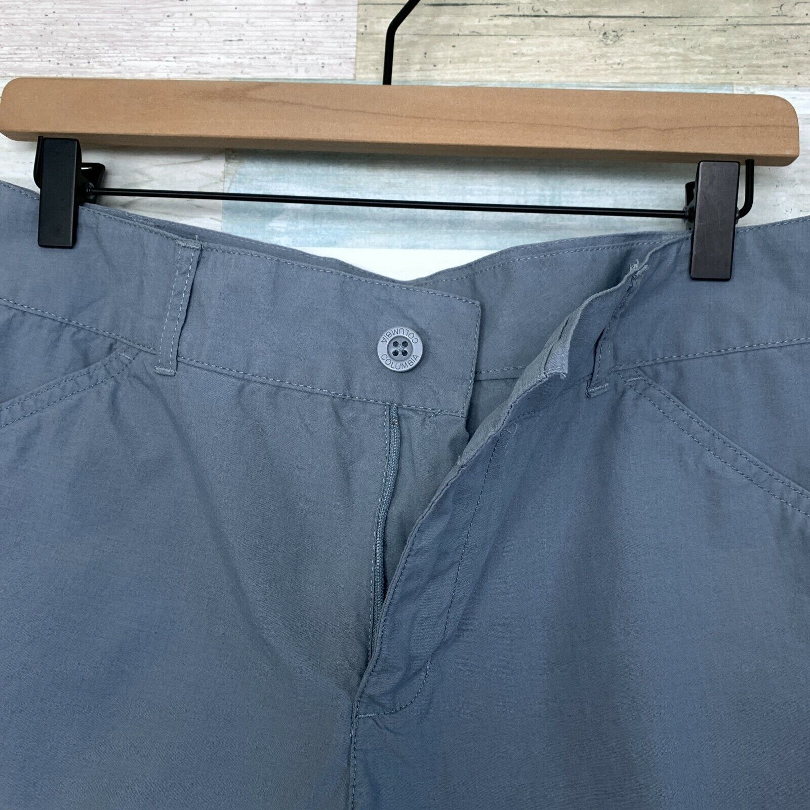 Columbia Columbia Casual Hiking Shorts Gray 4" Inseam High Rise 8 Size 30" / US 8 / IT 44 - 3 Thumbnail