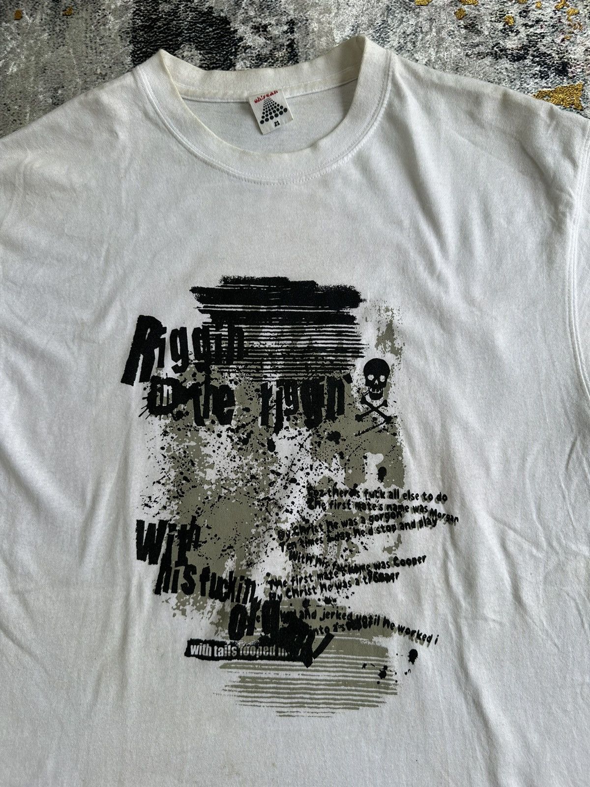 Japanese Brand CRAZY HILL CROSS OH!YEAH POEM SKULL PUNK OI STYLE Size US M / EU 48-50 / 2 - 2 Thumbnail