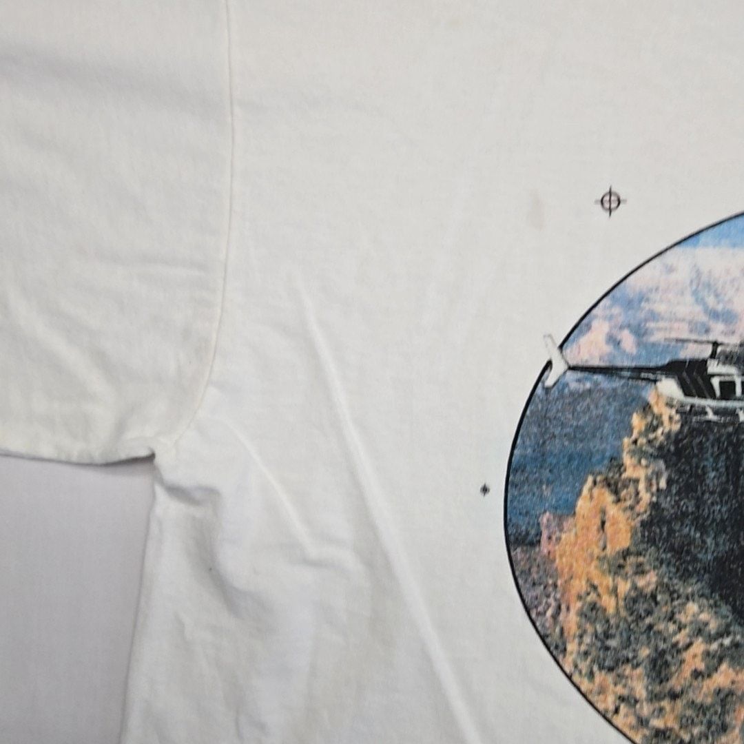 Vintage Vintage Grand Canyon Shirt White L Cropped Test Print Tee Size L / US 10 / IT 46 - 4 Thumbnail