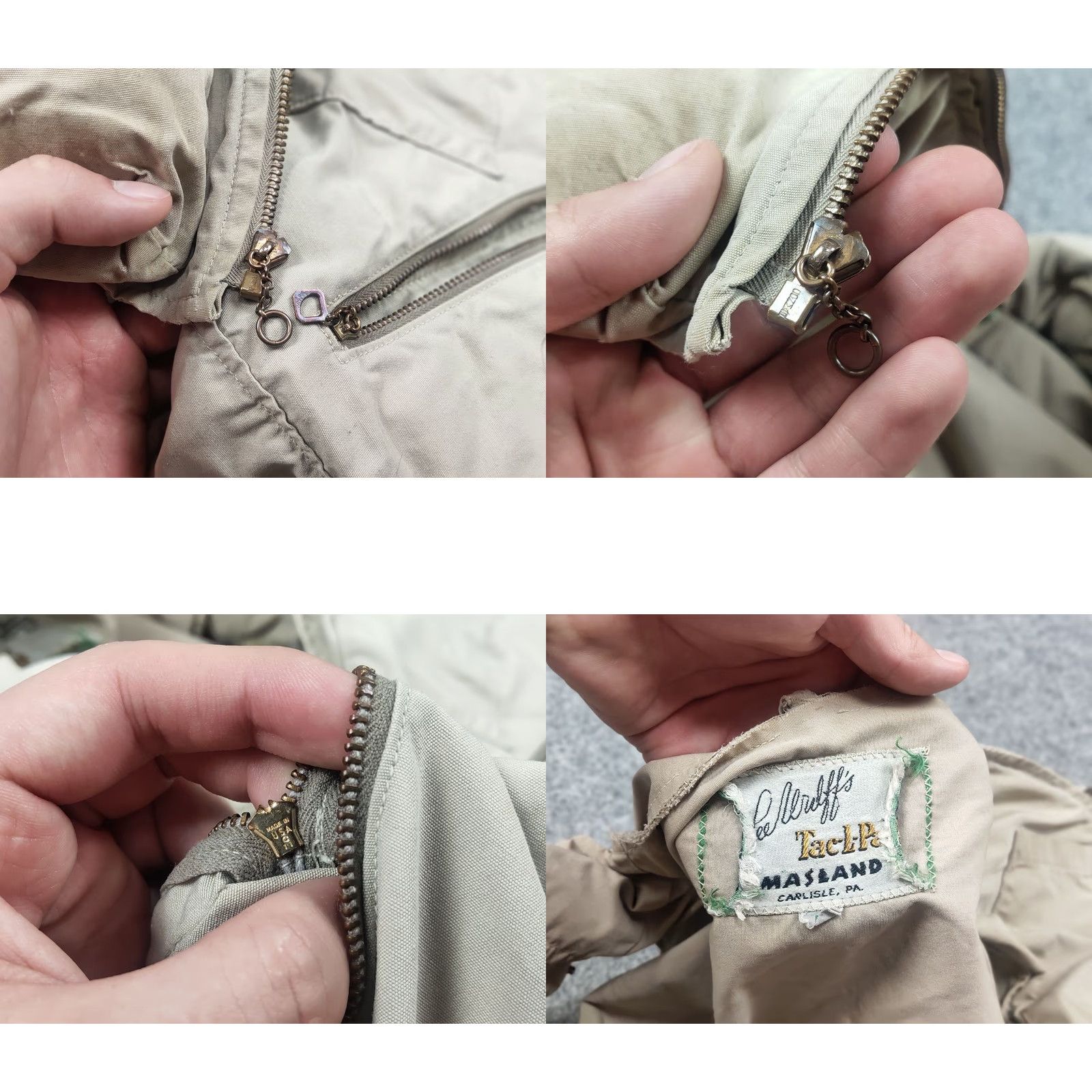 Vintage VINTAGE Masland Tac-L-Pac Fly Hunting Fishing Pockets Vest Shirt Beige 1940s M Gentlemen Outdoors Mens Size US M / EU 48-50 / 2 - 11 Thumbnail