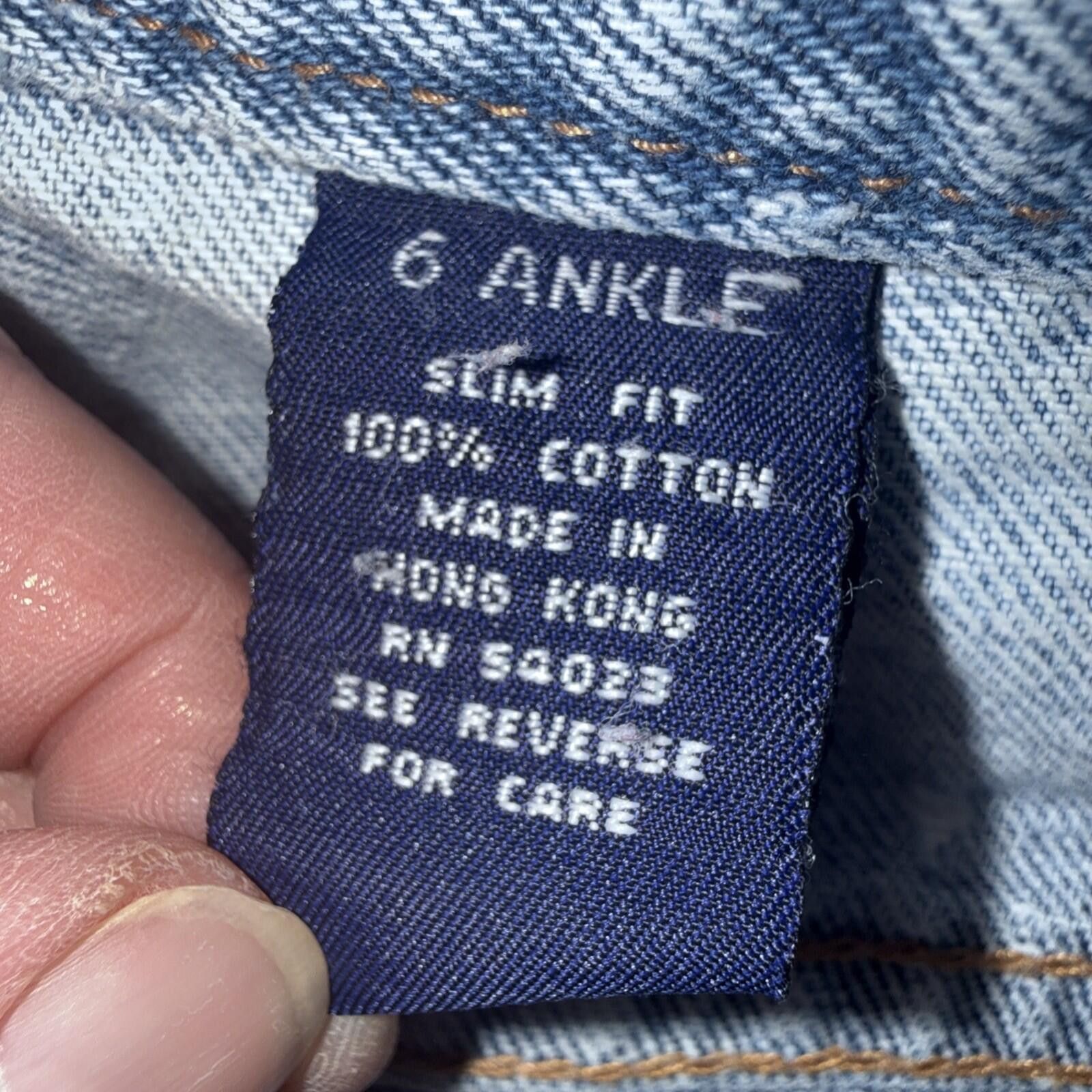 Gap Vintage Gap Jeans Womens 90s Ankle Slim Jeans Hong Kong Size 28" / US 6 / IT 42 - 7 Thumbnail