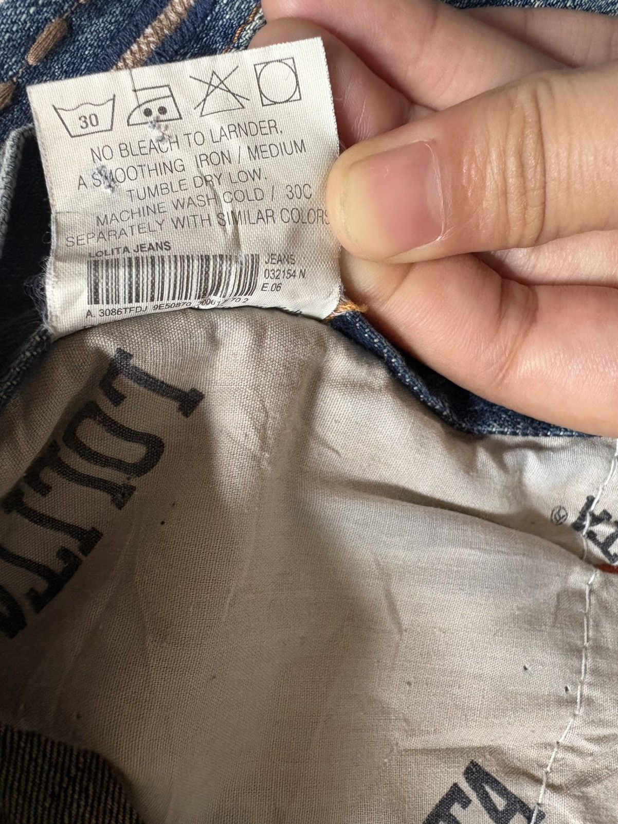 Dsquared2 Vintage Lolita Mud Wash Distressed Baggy Jeans Size 38" / US 16 / IT 52 - 12 Thumbnail