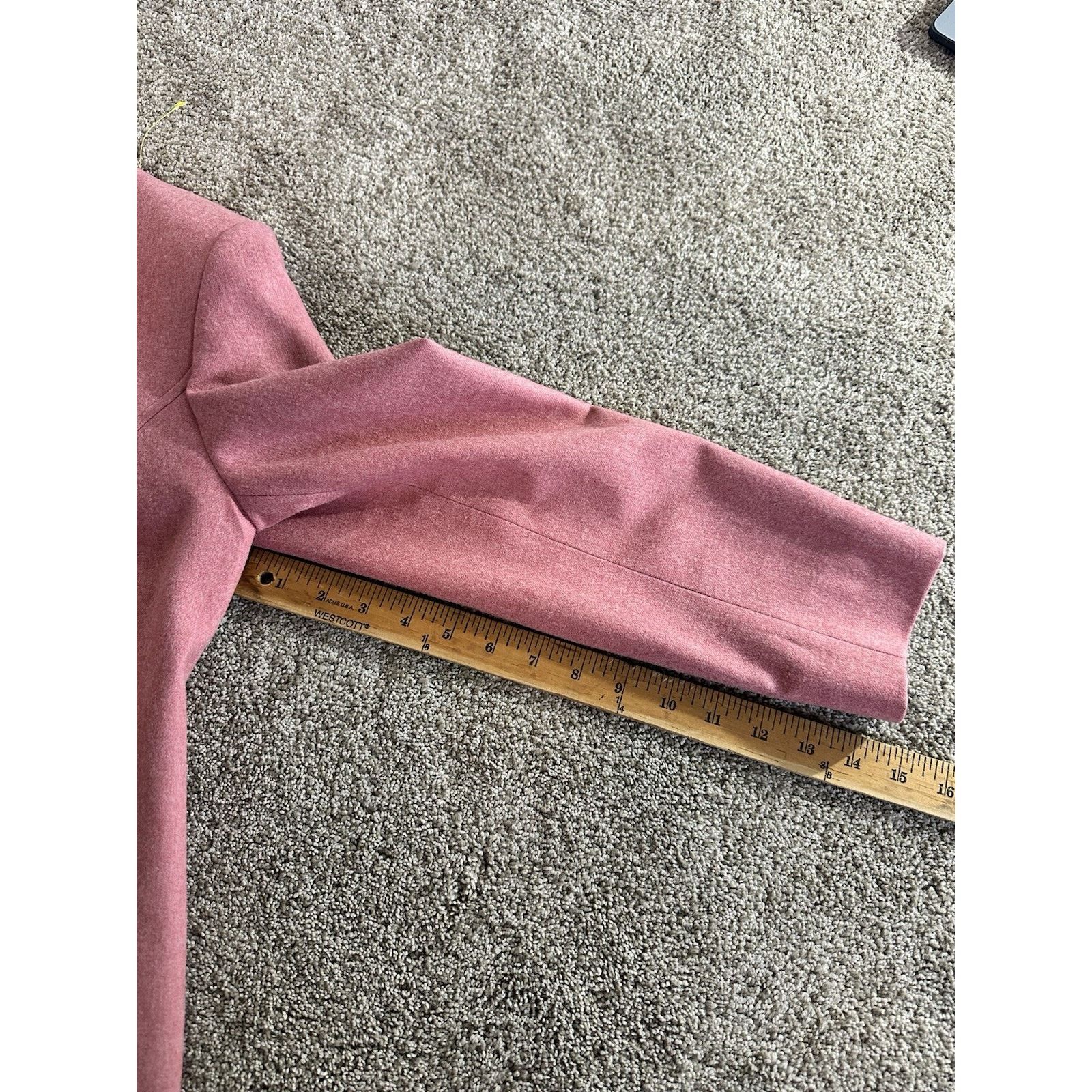 Pendleton Pendleton Blazer Womens Petite 10 Pink Virgin Wool 10P Size L / US 10 / IT 46 - 5 Thumbnail