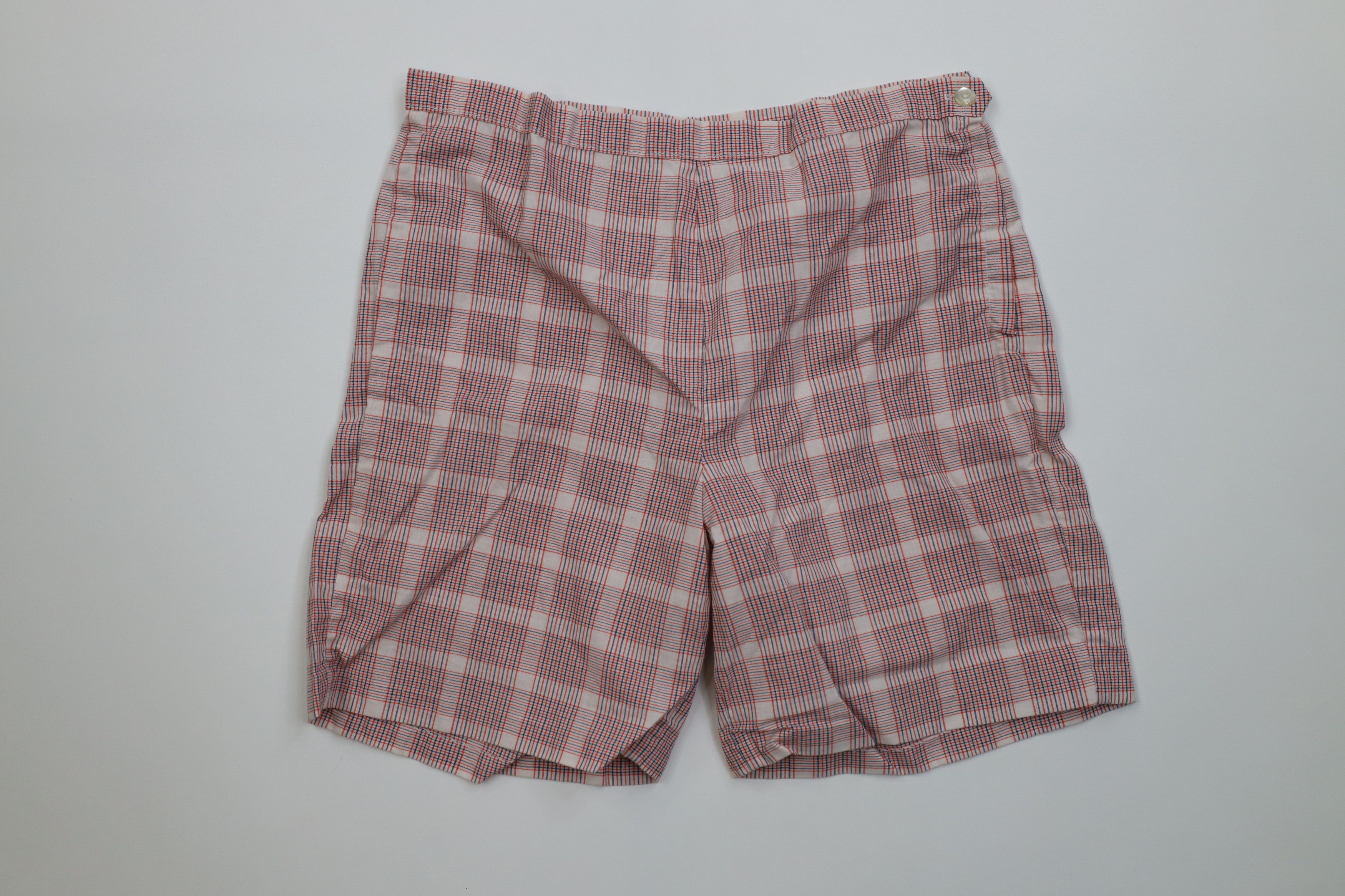 Vintage Vintage 50s Streetwear Lightweight Chino Shorts Red USA Size 30" / US 8 / IT 44 - 1 Thumbnail