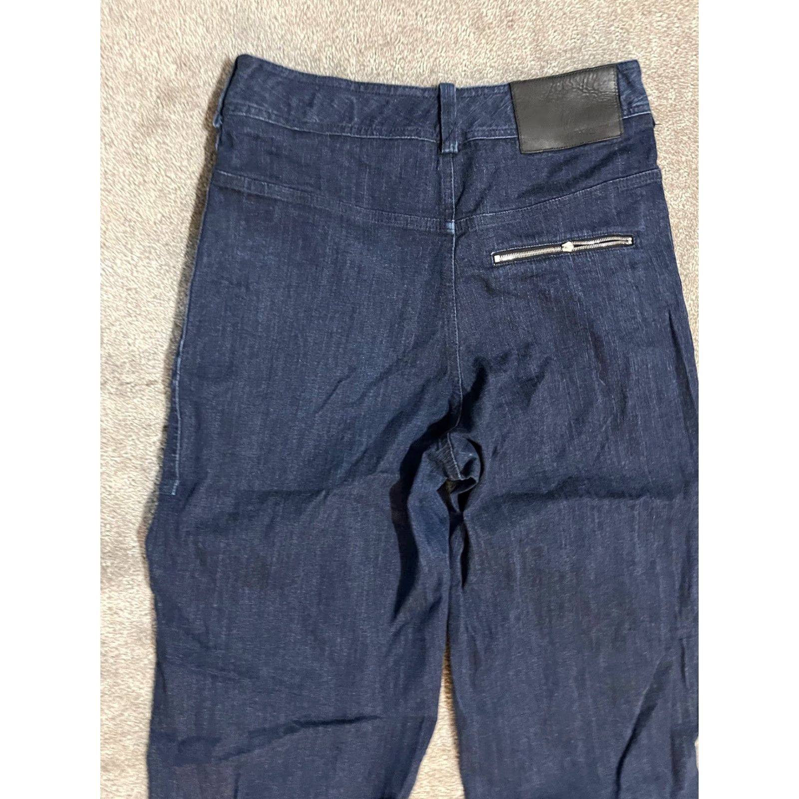 Rag & Bone RAG & BONE DRE Capri Jeans Women 2 Blue Cropped Stretch Hipster Raw Hem Regular Fit Size 26" / US 2 / IT 38 - 2 Thumbnail