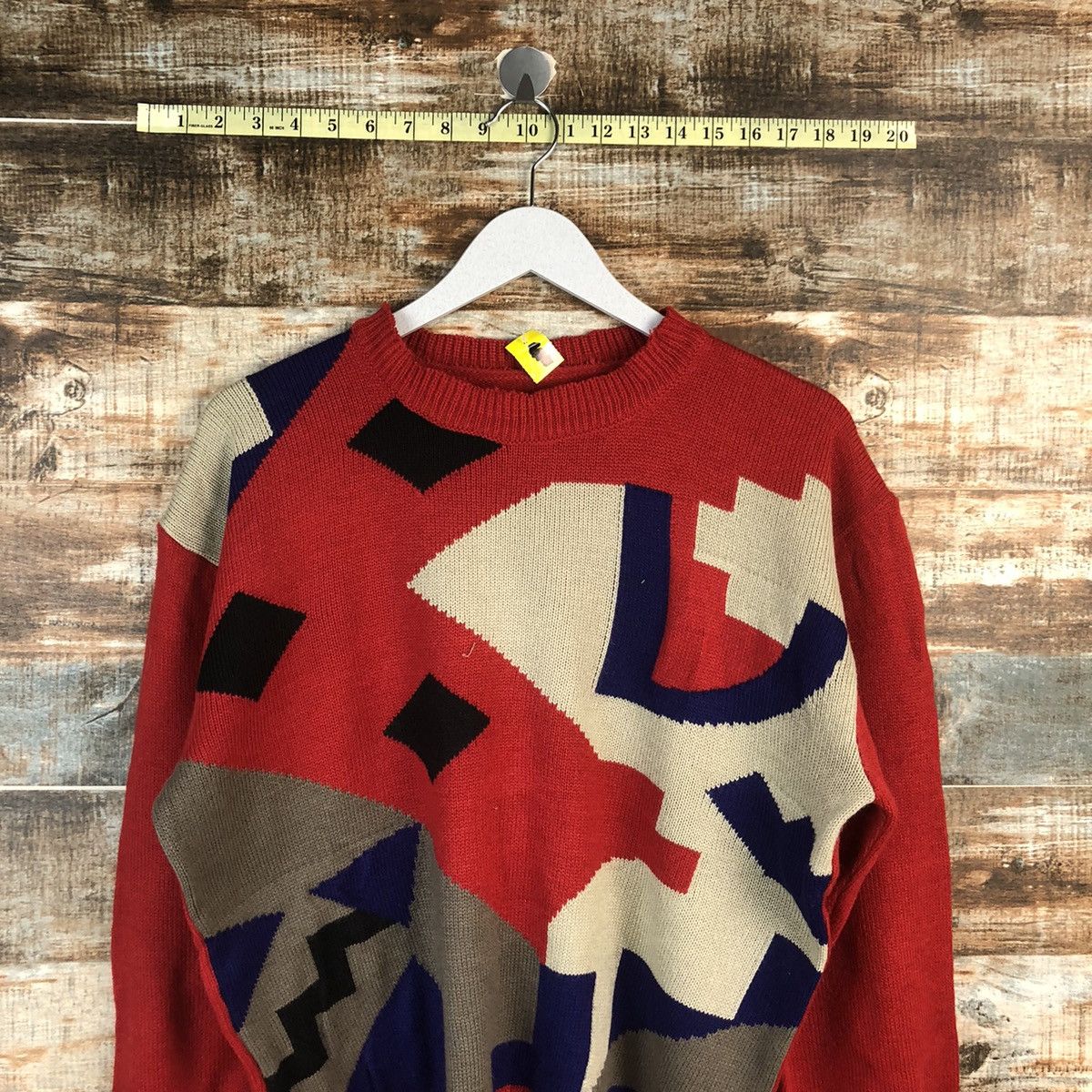 Homespun Knitwear DLL Japan vintage art Red Knitwear sweatshirt #C015 Size US S / EU 44-46 / 1 - 2 Thumbnail