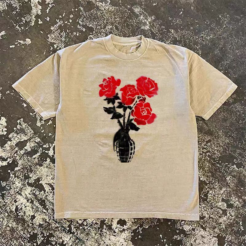 Vintage Apricot washed vintage floral print cotton t-shirt Size US M / EU 48-50 / 2 - 1 Thumbnail