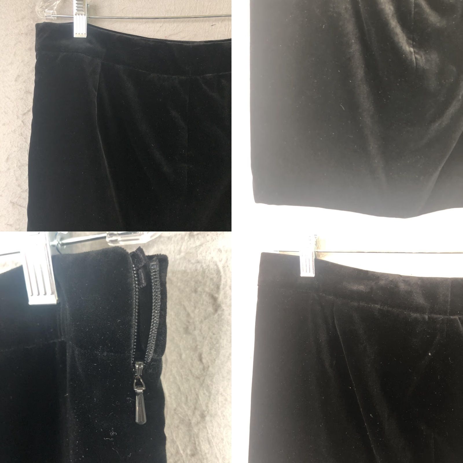 Brooks Brothers VINTAGE Brooks Brothers Skirt Womens 12 Black Velvet Pencil Classic Lined Side Zip Elegant Size 34" / US 12 / IT 48 - 8 Thumbnail